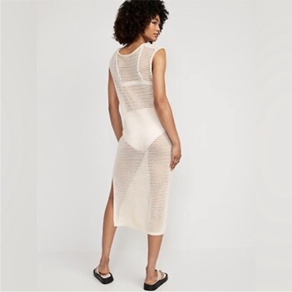 Knit Swim Cover-Up Dress - Picture 3 of 6